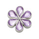Crocs Jibbitz™ charms Purple Blinged Out Daisy